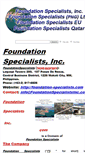 Mobile Screenshot of foundationspecialistsinc.com